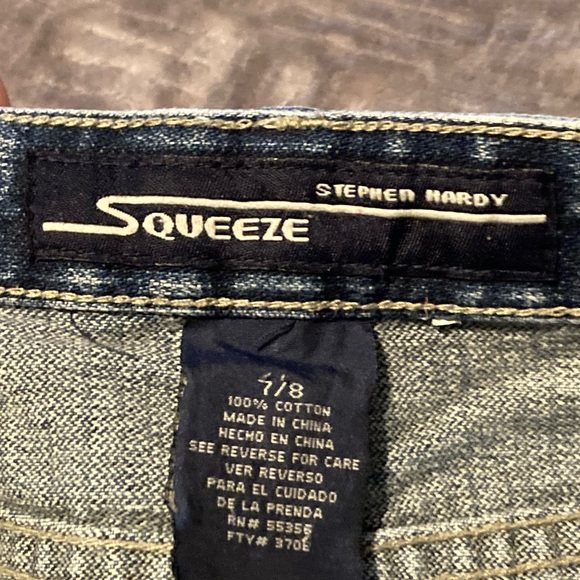 Stephen Hardy Squeeze Button Up jean mini skirt - Picture 4 of 4